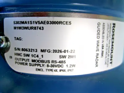 New | in-Stock Rosemount 5302 MA1S1V5AE03000RCE5M1W3WUR8743 Sensors New Hampshire US | Bitter End Trading #1482153