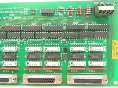Cincinnati PCB 827344 REV B NSD Encoder Interface Circuit Board 827345