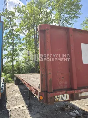 Used 2002 FONTAINE TANDEM AXEL FLATBED TRAILER Flatbed Trailers Maryland US | US Recycling Equipment #1494048