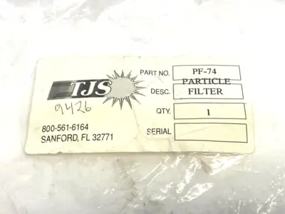 USED TJS SUCTION PARTICLE FILTER