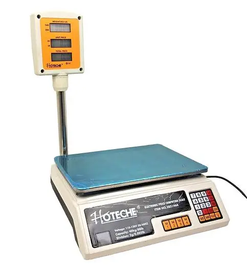 Electronic Price Computing Weighing Scale Pole Display 88LBS