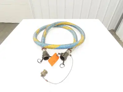 1"ID x 10' Flexible Chemical Transfer Hose Camlok Ends