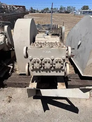 GASO 3968-F / 100 HP Triplex Pump size 2.5” x 5” with Steel Fluid End SN 44483