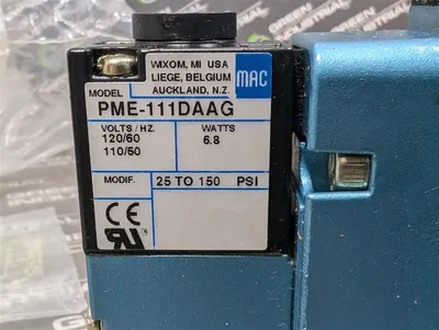 Mac MAC250A-V6F2PM-111DA (UNIV) Solenoid Valve 150 psi New NIB
