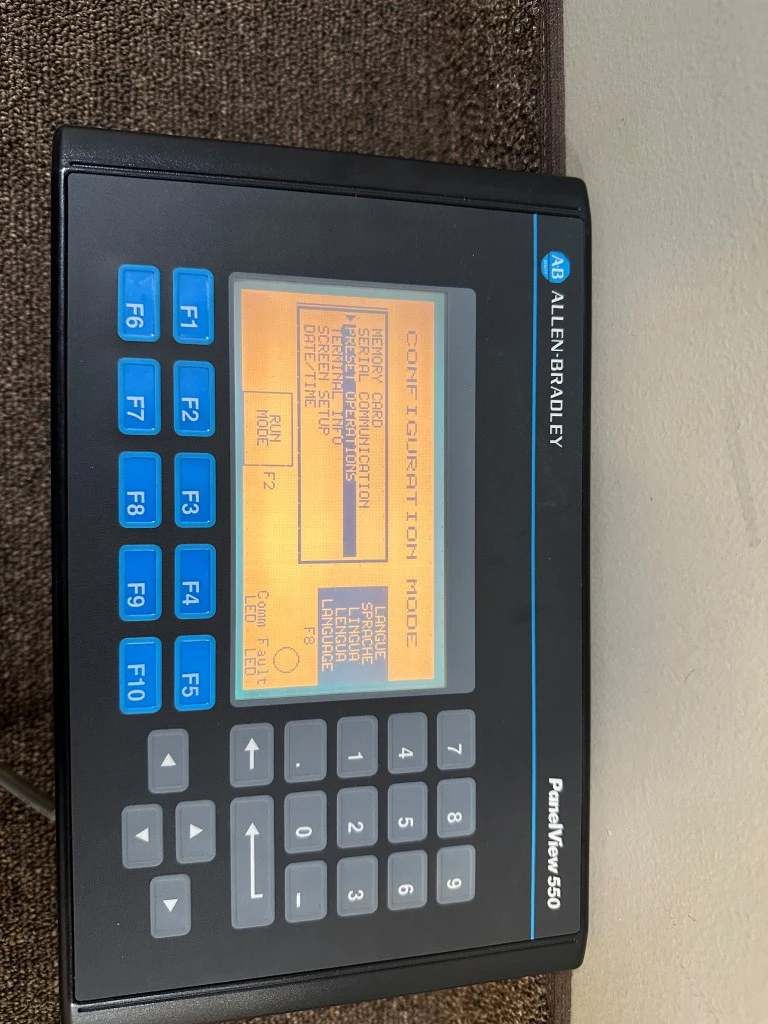 ALLEN BRADLEY PANELVIEW 550 OPERATOR INTERFAC