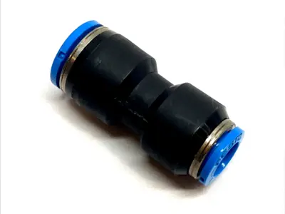 USED FESTO PUSH‑IN CONNECTOR REDUCER 10 MM TO 8 MM PNEUMATIC FITTING