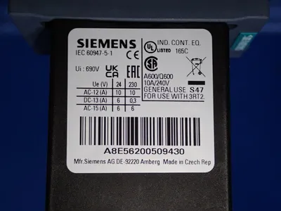 NEW SIEMENS 3RT20361KB443MA0