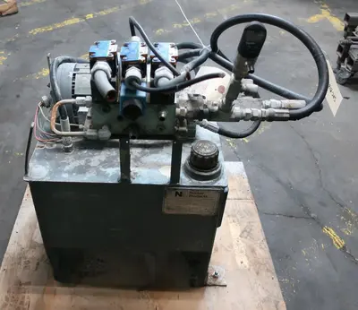 SPC8356  Pump 1 hp NL Rucker Products hydraulic power unit, 24 reservoir tank, 500 psi