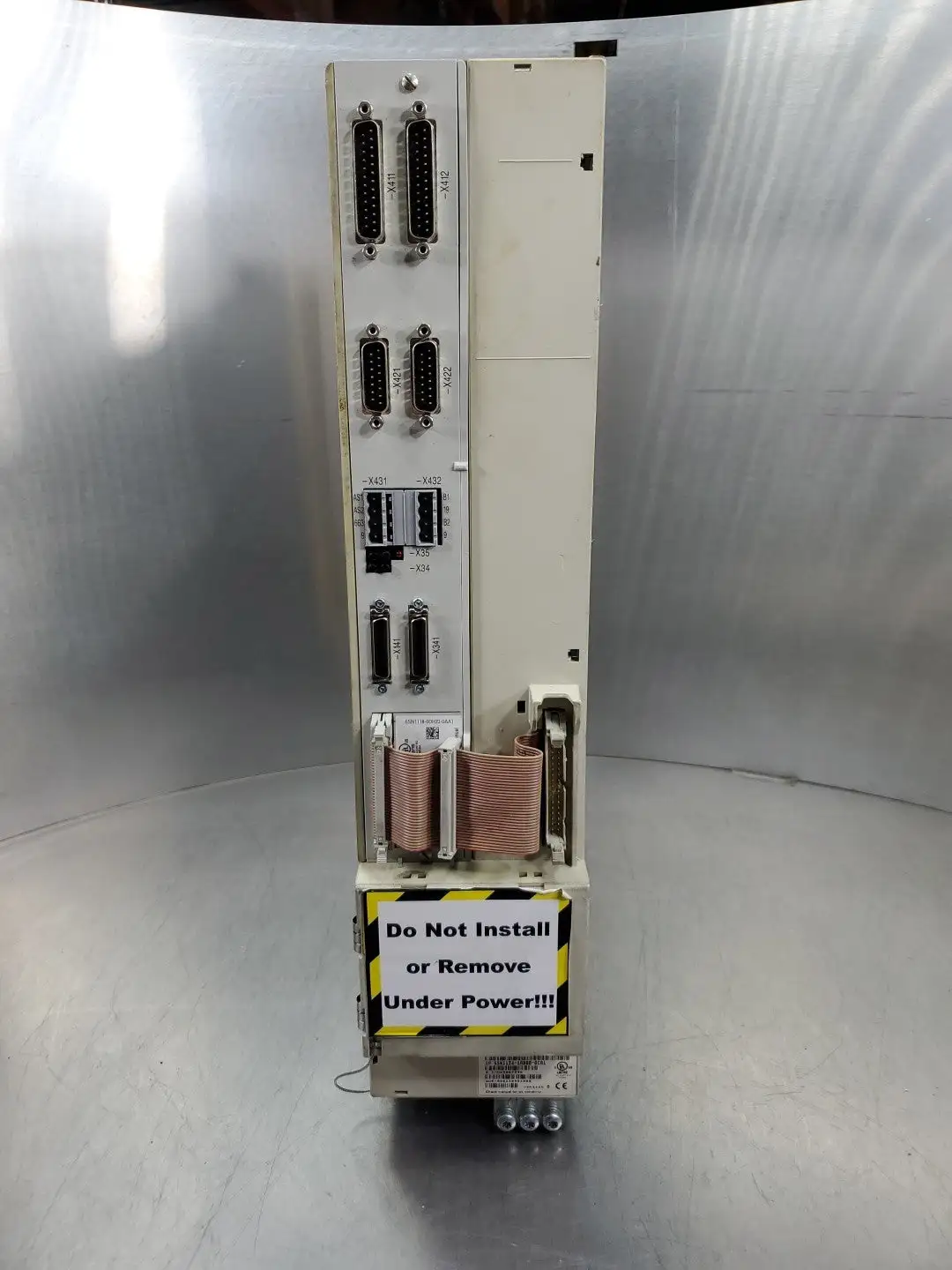 USED Siemens 6SN1124-1AB00-0CA1 DRIVE w/6SN1118-0DH23-0AA1 Drive Card