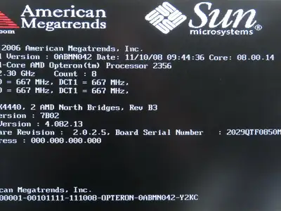 Sun Fire X4200 M2 Server Solaris 11.1 Dual Opteron 2220 8GB RAM Rack Mount