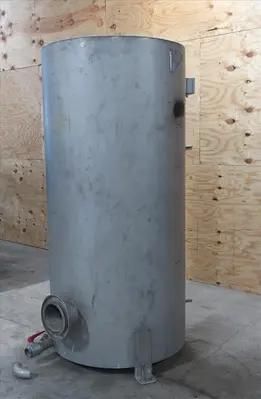 SPC8694  Tank 350 gallon vertical tank, Stainless Steel, flat
