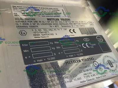 USED METTLER TOLEDO PANTHER DIGITAL WEIGHT DISPLAY & AUTOMATION GS2-45P0 IN ENCLOSURE