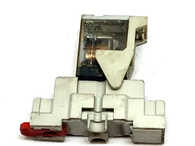 Used AutomationDirect Relay 24VDC W/ 781-1C-SKT DIN Rail Socket 15A Relays & Switches Michigan US | Maverick Industrial Sales #1395187