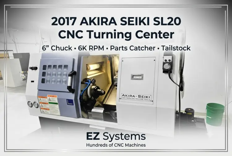 Used 2017 AKIRA SEIKI SL-20 CNC Lathes California US | [EZ] EZ Systems #1278762