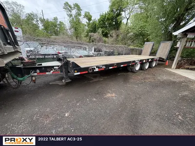 Used 2022 TALBERT AC3-25 Flatbed Trailers Pennsylvania US | Proxy Equipment #1388798