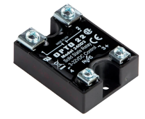 Opto 22 240D3 240 VAC, 3 Amp, DC Control Solid State Relay SSR [New]