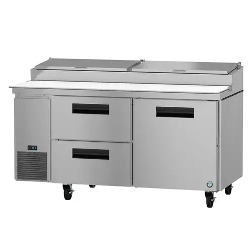 Hoshizaki PR67A-D2 Steelheart 67" Pizza Prep Table w/ Refrigerated Base, 115v