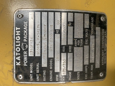 Used KATO D750FRZ4 Generator Parts Texas US | Apollo Electric #1514483