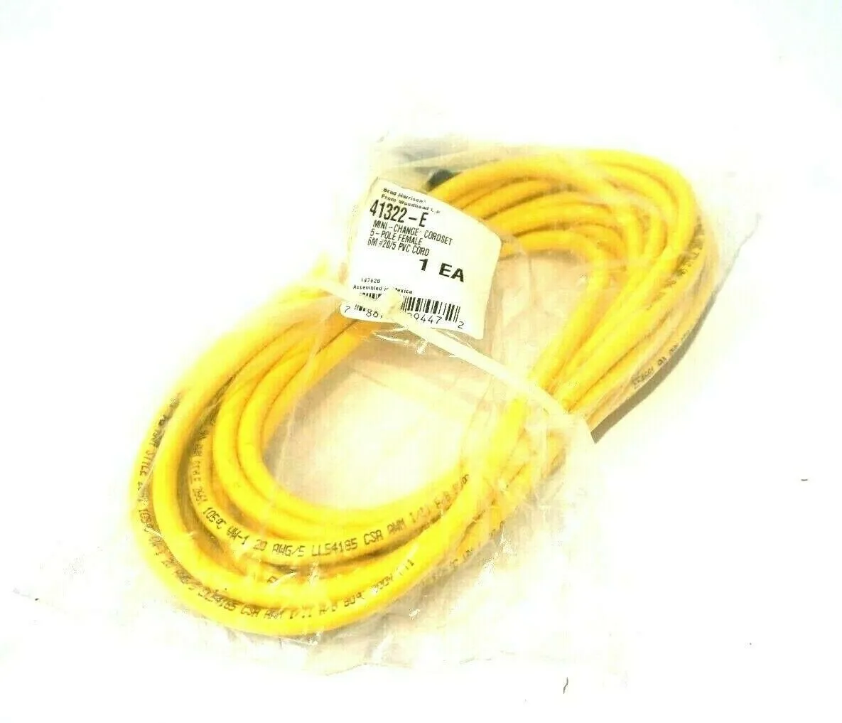 NEW BRAD HARRISON 41322-E CORDSET 41322E