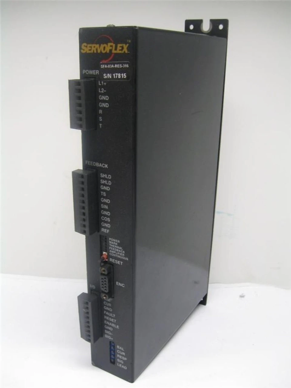 USED CUSTOM SERVO MOTORS SFA-03A-RES-316