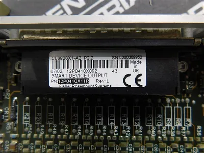 Fisher Rosemount CL6826X1-A2 Provox Smart Device Input 12P0410X11R Rev. L Used