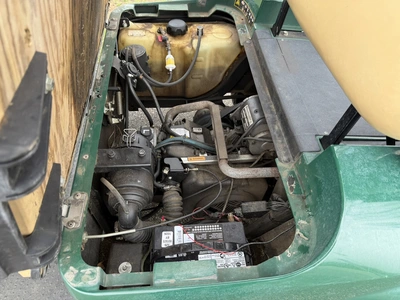(1) 2015 E-Z-Go golf cart with a Kawasaki gas engine, includes club and ball washer, does not includ...