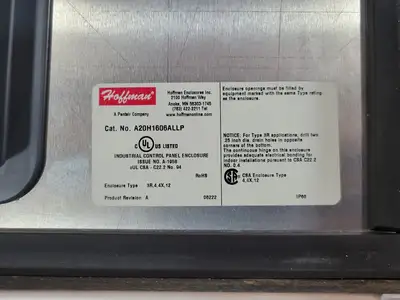 USED HOFFMAN A20H1606ALLP