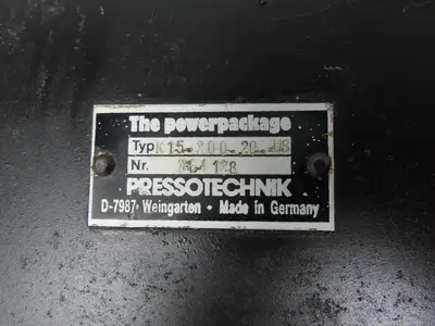 Tox Pressotechnik K15.300.20.US Powerpackage Air/Oil Cylinder 300mm Stroke 10bar