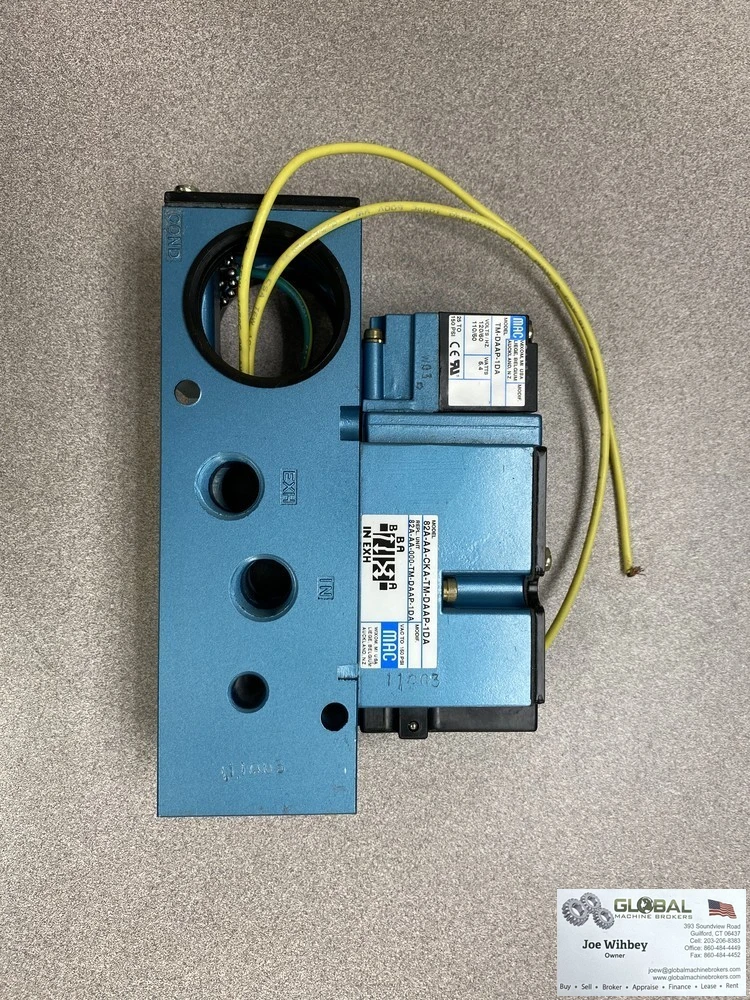 MAC VALVES INC 82A-AA-CKA-TM-DAAP-1DA 50/60HZ, , 5.4W, 25-150PSI,