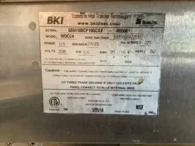 152-0827 BKI 56 Inch Hot Food Display Case