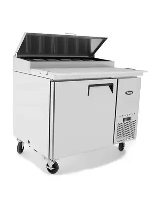 New | in-Stock Atosa New Atosa MPF8201GR 44'' Pizza Prep Table Food Prep Tables Illinois US | Falcon Restaurant Supply #1375337