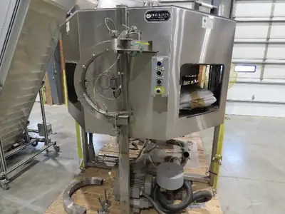 Haumiller Bottle Cap Bowl Feeder with Feed Hopper Elevator Conveyor 480V