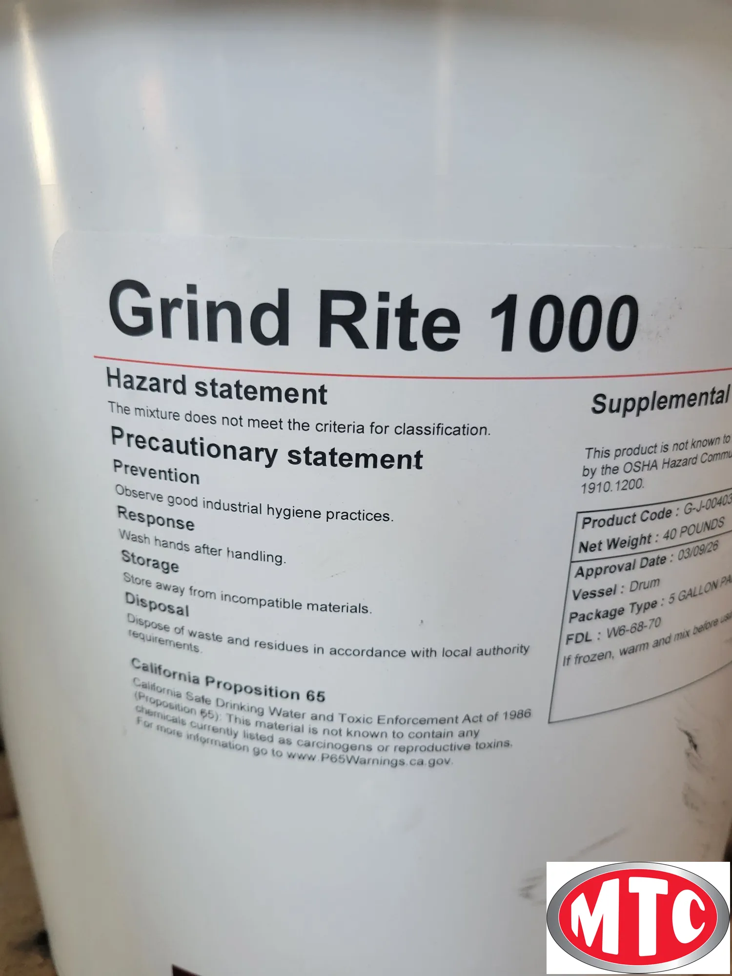 Used 2026 Etna Grindrite Carbide | Coolant