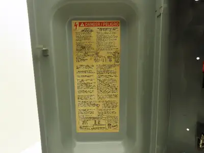 Square D H362 Heavy Duty Fused Safety Disconnect Switch 60A 600VAC Series F05