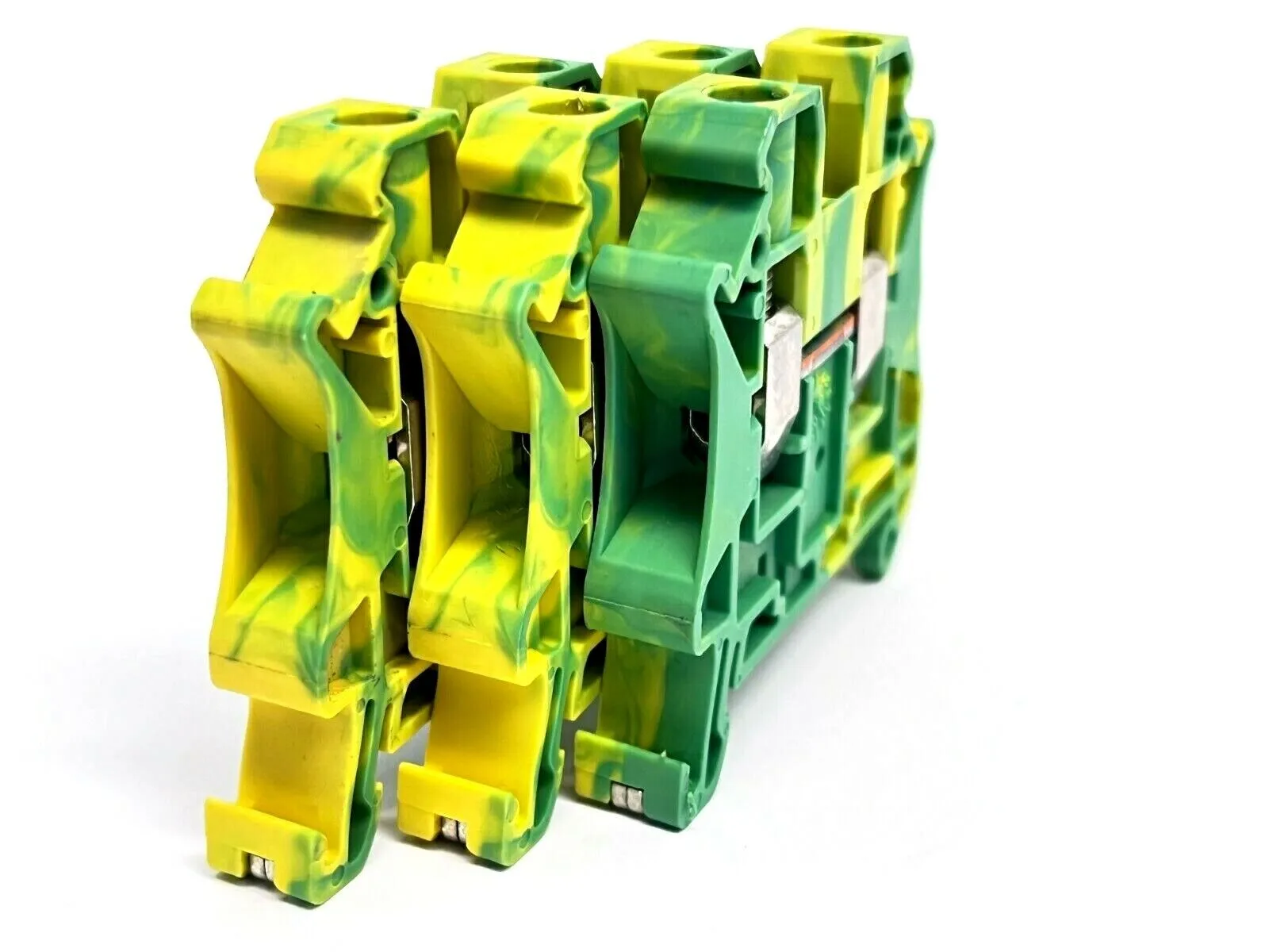 UT 6-PE,3044157 | Phoenix Contact UT 6-PE Ground Modular Terminal Block 3044157 LOT OF 3 - Used
