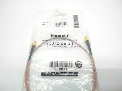 New | in-Stock Pomona Electronics Cable Connector Accessories Michigan US | Maverick Industrial Sales #1410693