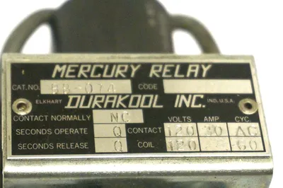 NEW DURAKOOL BB-074 MERCURY RELAY BB074