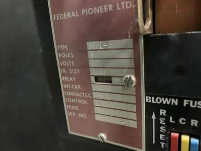 Used FEDERAL PIONEER 02877-A1-88 Circuit Breakers British Columbia CA | Lenmark #248976