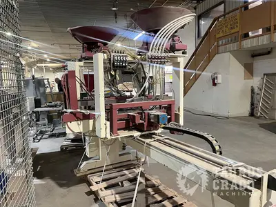 USED 2008 J&P 5 D10 DOWEL INSERTER MACHINE