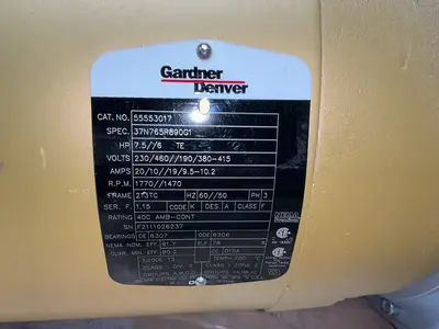 Used GARDNER DENVER VKTA 80/1 C (37) Pumps Ohio US | HGR 24 #1329496