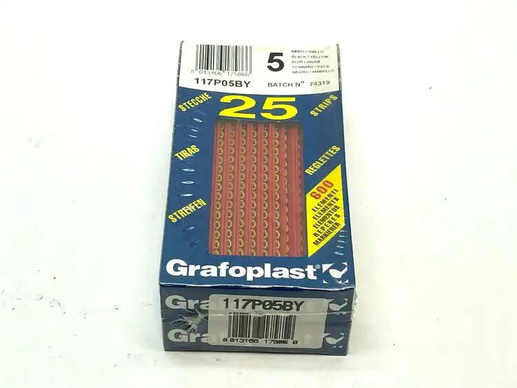New | in-Stock Grafoplast 117P05BY Lab Labels Michigan US | Maverick Industrial Sales #1401832