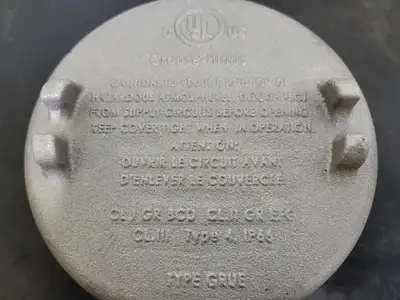 NEW CROUSE-HINDS GRUE19