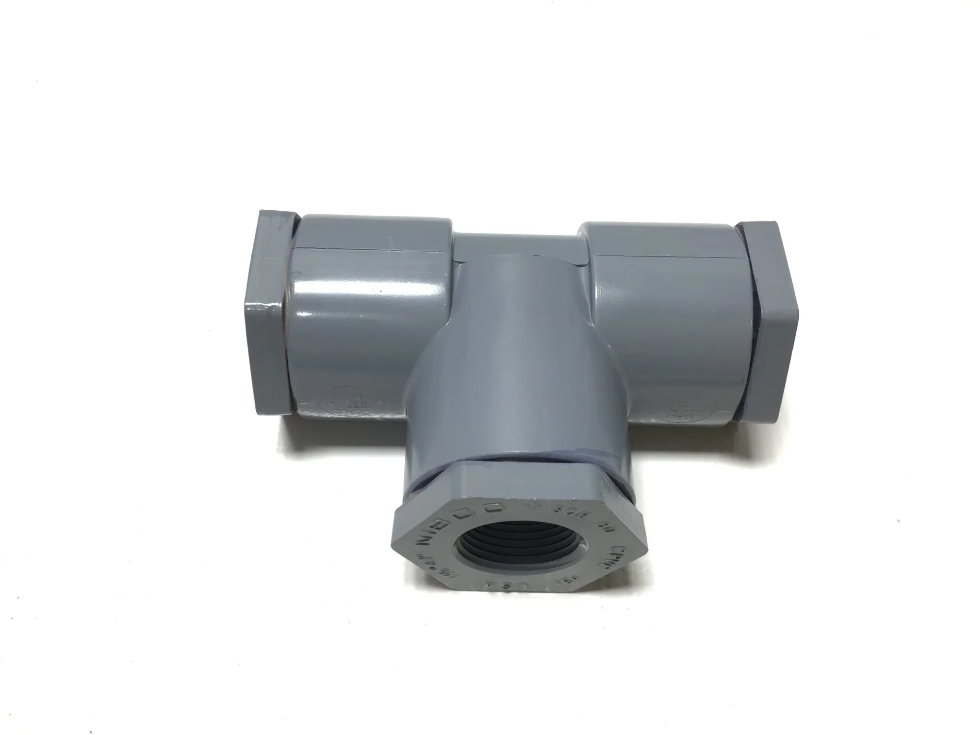 Rosemount 2002011 Flow-Through Tee 1-1/2″ CPVC, 1″ NPT Process Connection