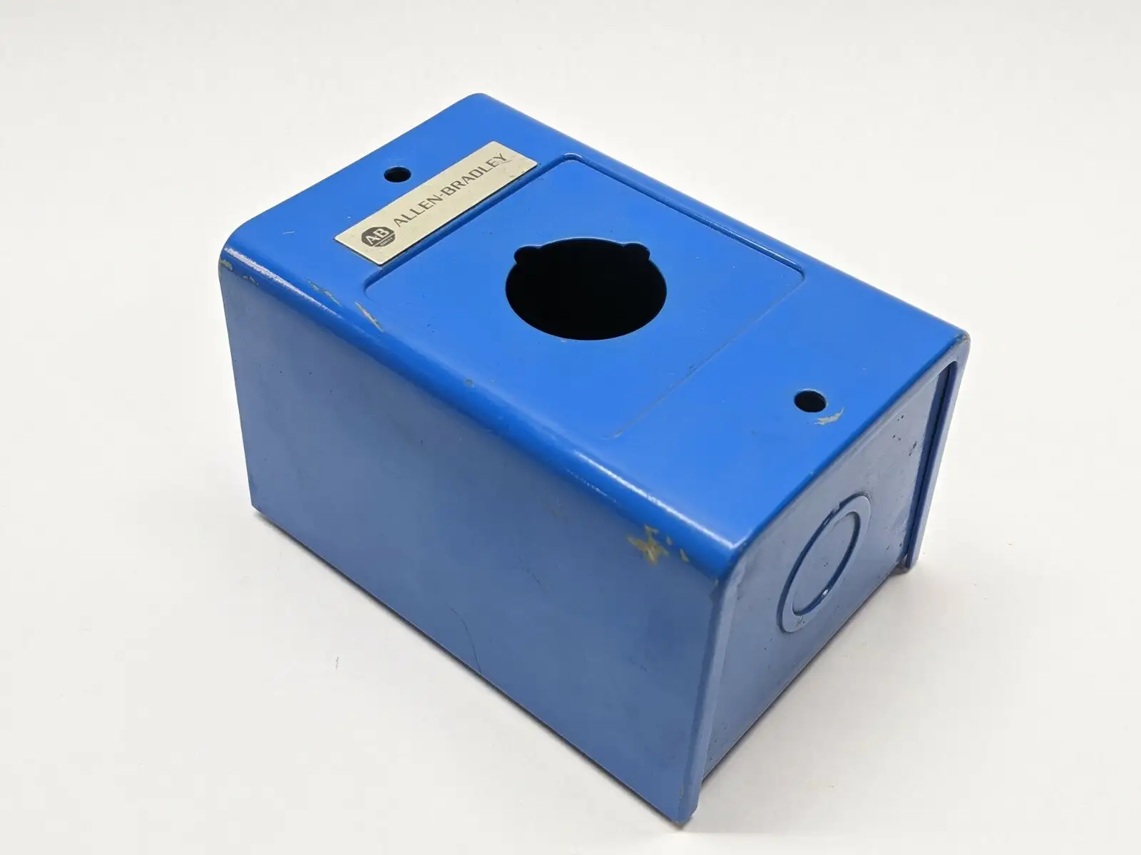 800H-1HZ | Allen Bradley  Blue Painted Steel Electrical Enclosure 4-1/2"x3"x3" - Used