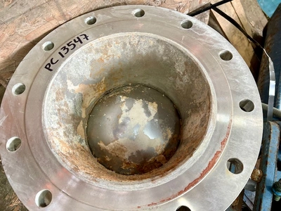 12" Dezurik Figure 551 Stainless Steel Valve Air Operated