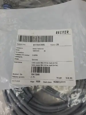 Used Rieter _UNKNOWN_ Cable & Wire South Carolina US | Palmetto Automation #1369540
