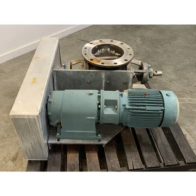 Used 10" Stainless Steel Flo-Tronics Rotary Airlock Feeder Valve