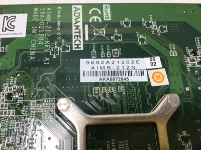 Advantech AIMB-212N-S6A1E Mini-ITX Industrial Motherboard w/VGA LVDS 2GbE 6COM