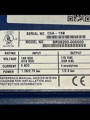 USED KOLLMORGEN SR06200-000000