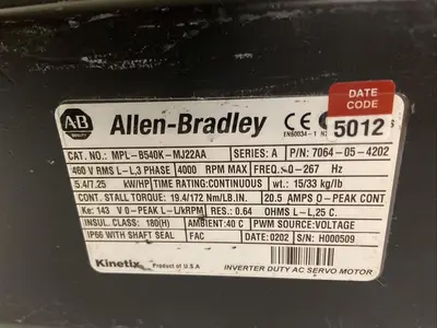 USED ALLEN-BRADLEY B540K-MJ22AA